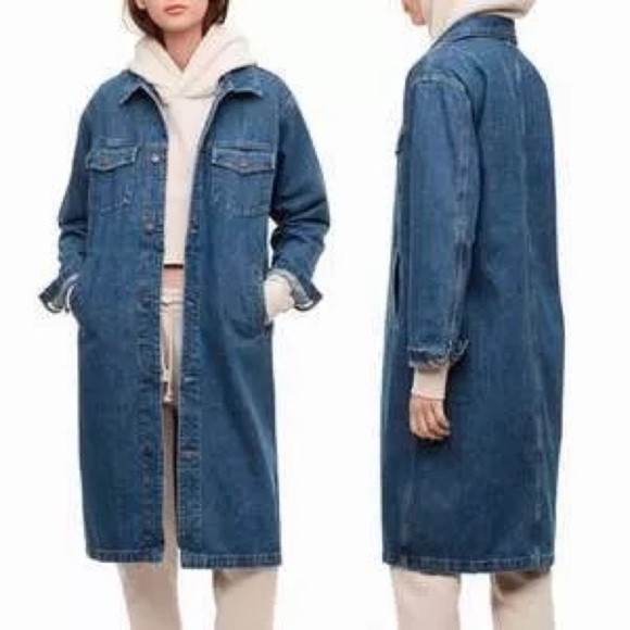 Aritzia TNA Crystal Falls Denim Jacket​ - Picture 1 of 5